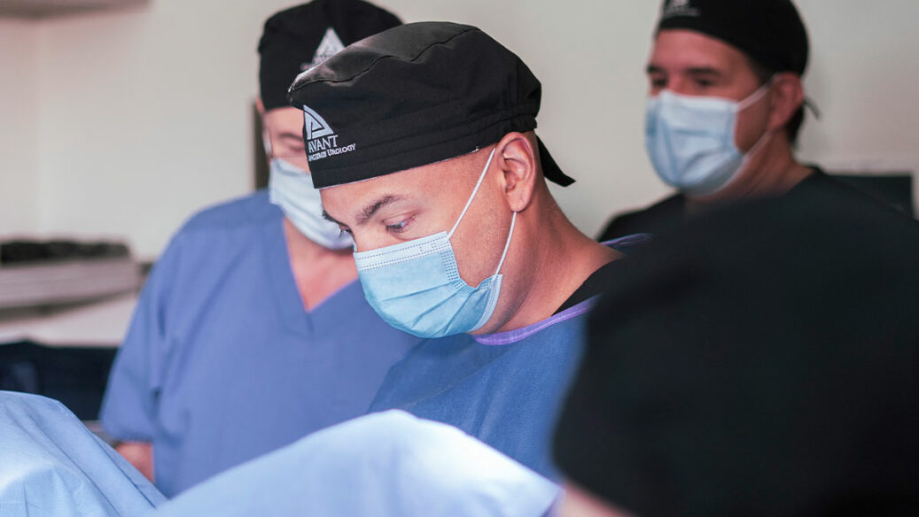 Dr. Parekattil performs surgery
